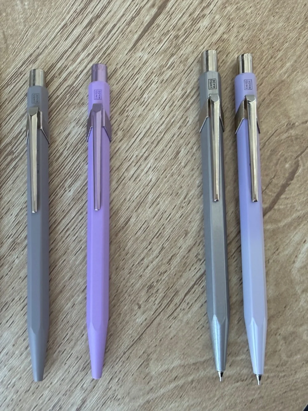 11 X CARAN d'ACHE 849 Ballpoint Pens + 2 X Mechanical Pencils